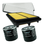 D40 Navara YD25DDTI (Thailand) 4WD - Air Filter, Cabin Filter plus Oil Filter (2 Pack)