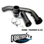 Hot side Intercooler Pipe Kit - (V9X) D40 Navara STX550 / R51 Pathfinder Ti550