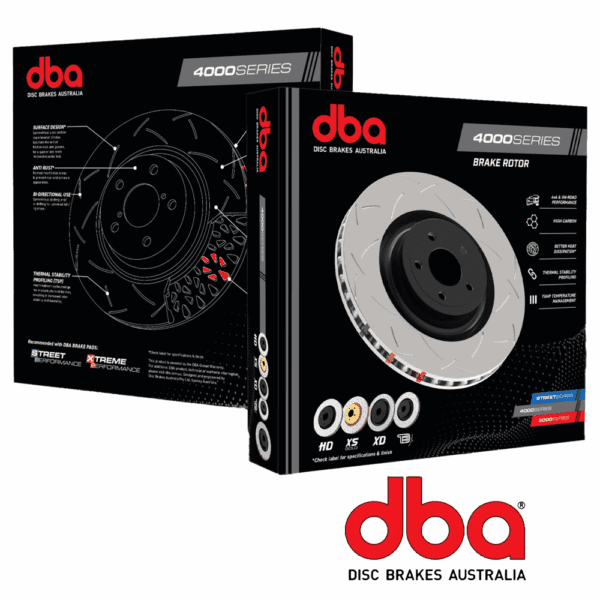 DBA NP300 Front Slotted Brake Rotors with DBA Xtreme Brake Pads - Nissan Navara NP300 All Variants 2015 onwards - Image 4