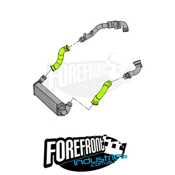 Intercooler Hose Upgrade - NISSAN Navara NP300 - Image 2