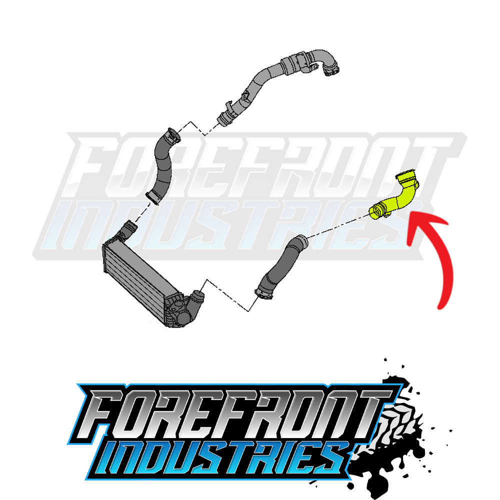 Throttle Body Intercooler Pipe - NISSAN Navara NP300 - Image 3