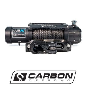 Carbon 12K - 12000lb Winch V3X with MegaPro Hook